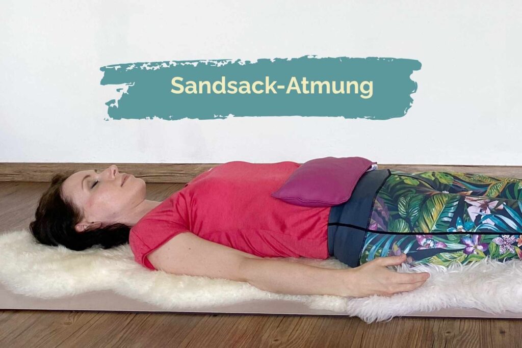 Sandsack-Atmung zur Stärkung des Zwerchfells