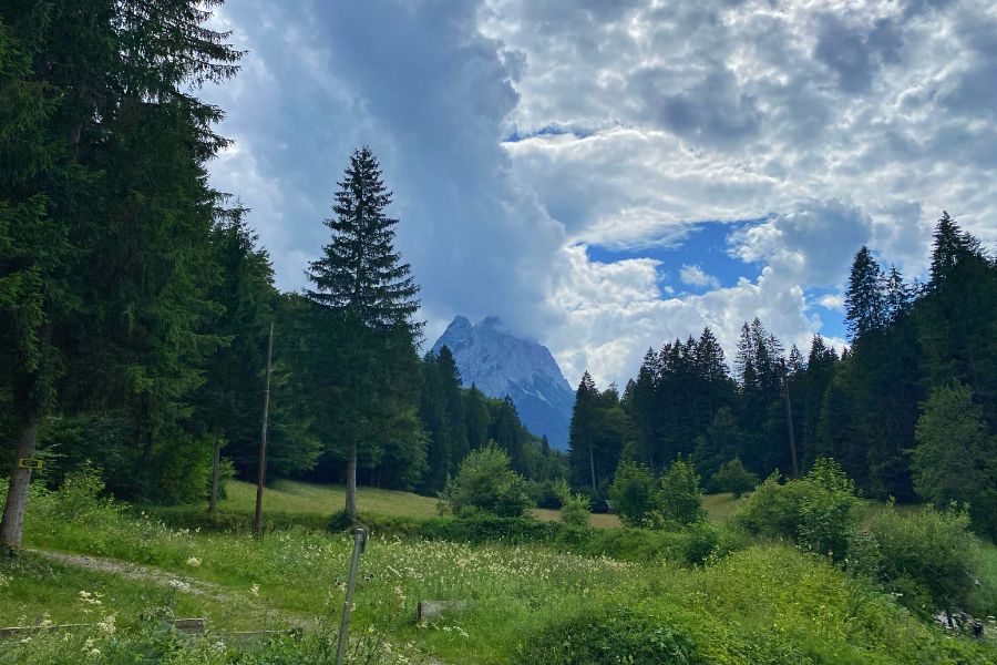 Ausblick auf den Waxenstein