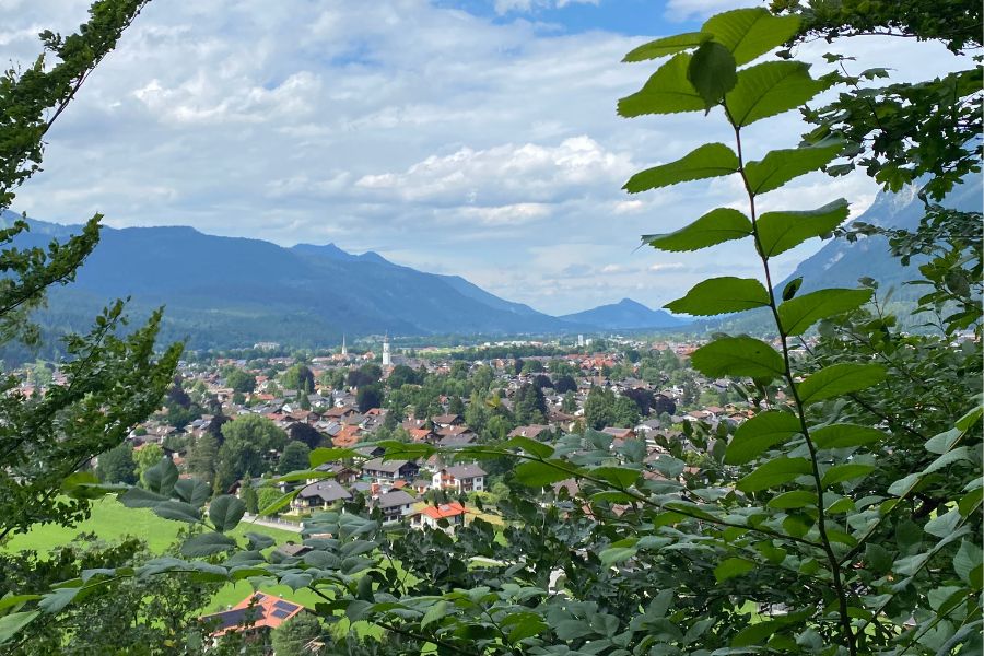 Blick auf Garmisch