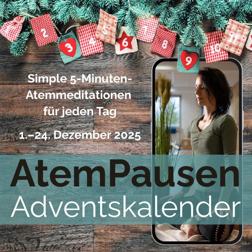 AtemPausen-Adventskalender: 24 simple 5-Minuten-Atemmeditationen (0,– €)