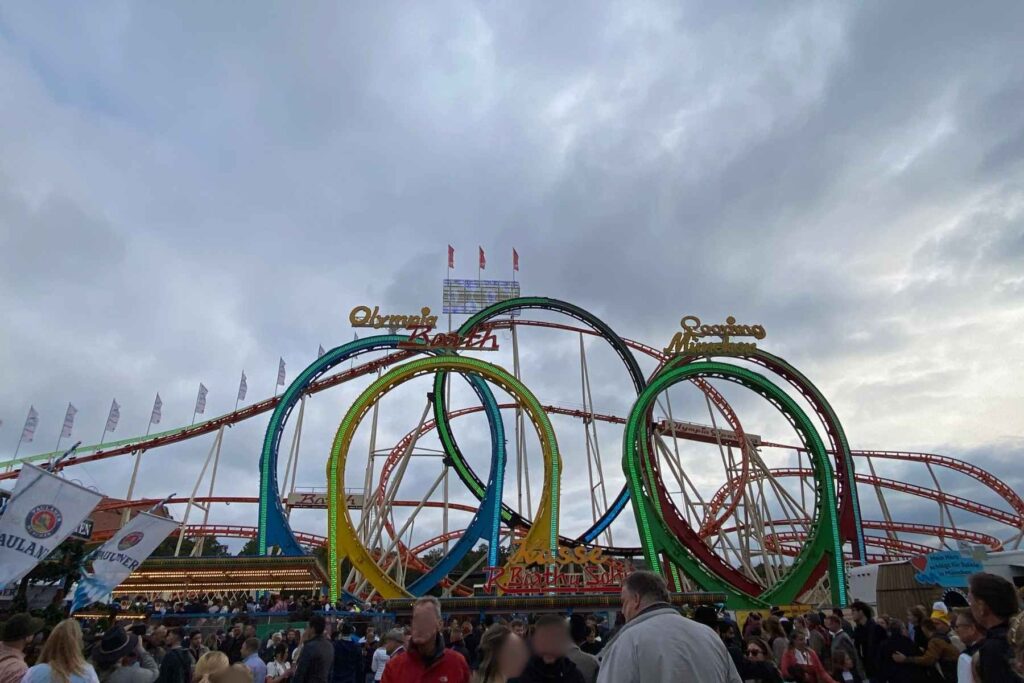 Achterbahn auf der Wiesn