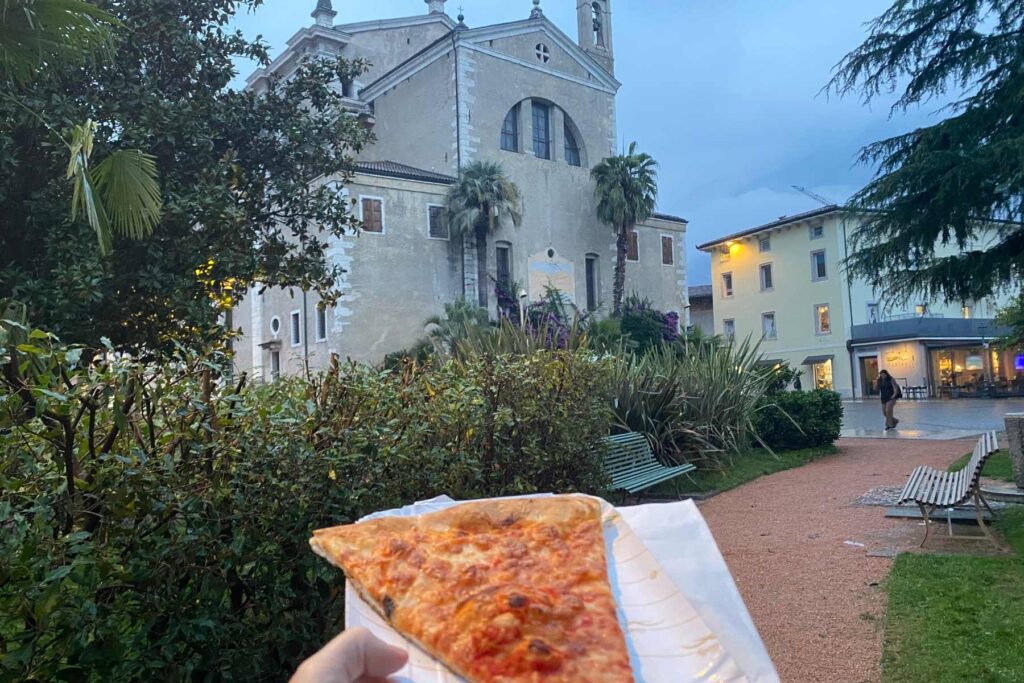 Pizza in Arco, Italien